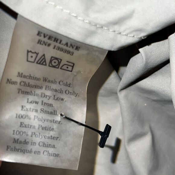 EVERLANE Light Sage Green Lightweight Anorak Jacket-XS - Picture 11 of 11